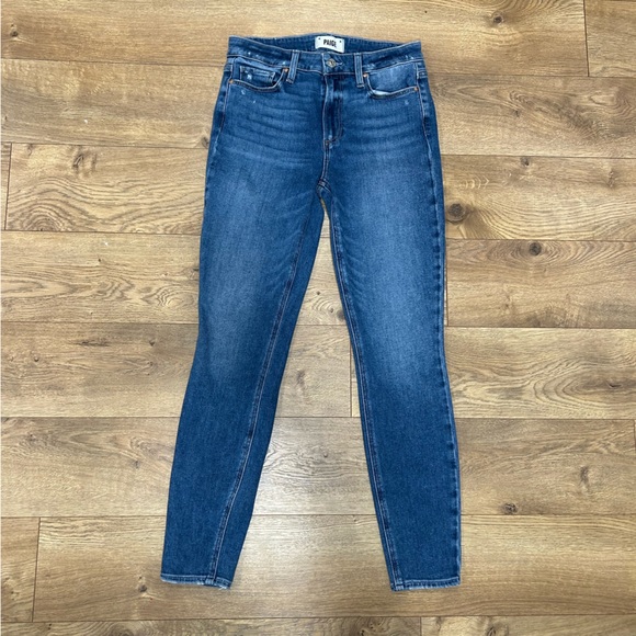 PAIGE denim Hoxton ankle in Rockshow distressed - Size 28 / 6 - Picture 3 of 13